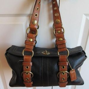 Vintage Coach Chelsea Grommet Satchel